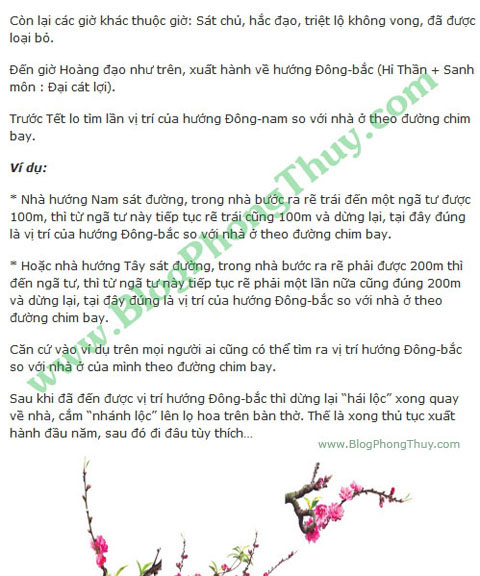 xuat hanh 2011 tan mao 03 Xuất hành, chọn tuổi xông nhà (xông đất), khai trương Tết Tân Mão 2011