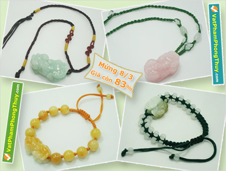 trang suc khuyen mai Phong thủy để bạn tình, bạn đời luôn chung thủy Mẹo tặng phụ nữ ngày 8/3