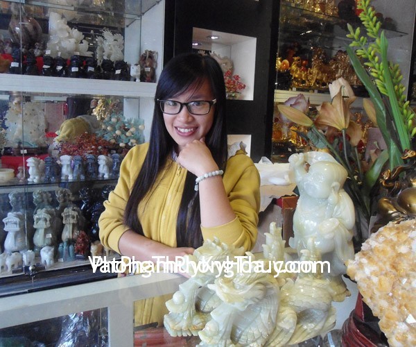 Chị Thiên Tử - khách hàng mua Chuỗi tỳ hưu Phỉ Thúy S5034