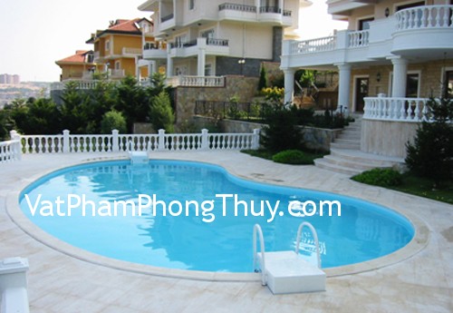 Xây hồ bơi đúng phong thủy hút vận may về tiền bạc