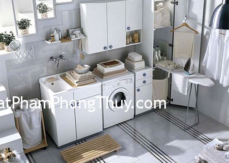 Những lưu ý phong thủy đối với chỗ giặt, phơi