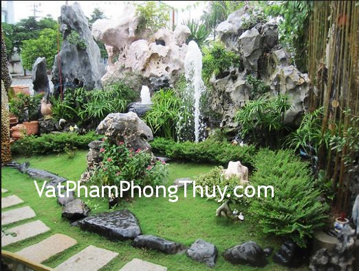 Thiết kế sân vườn đẹp thu hút tiền tài