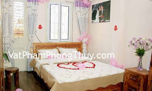 Cách trang trí phòng tân hôn hợp phong thủy