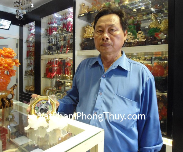 Chú Nhân - khách hàng mua Tỳ Hưu Bạch Ngọc Trơn Nhỏ H007