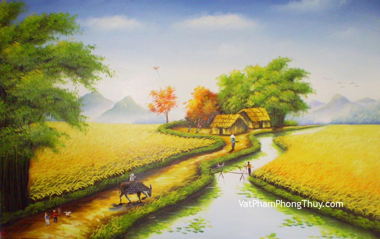Treo tranh để mang lại may mắn