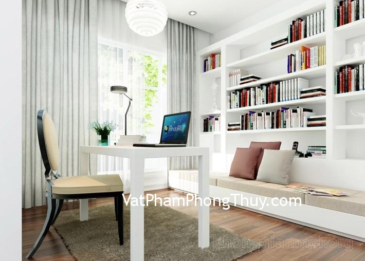 Những điều cần tránh khi bố trí phòng đọc sách