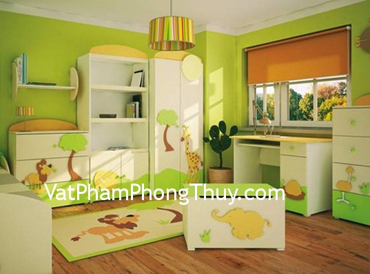 Phòng trẻ em cũng cần phải hợp phong thủy