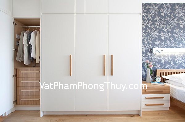 Bố trí tủ quần áo hợp phong thủy