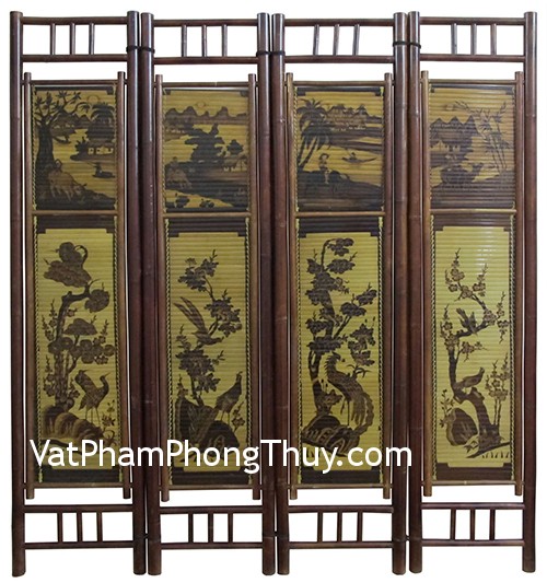 Sử dụng bình phong trang trí hóa giải sát khí