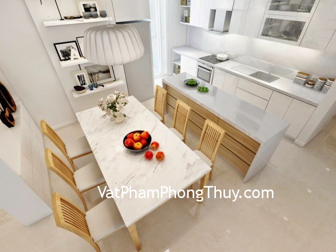 Phong thủy bố trí bàn ăn giúp gia đình hạnh phúc