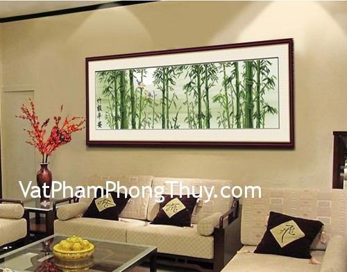Tranh thêu chữ thập mang tài lộc vào nhà