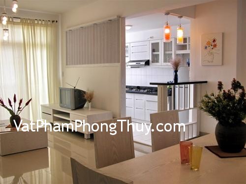 Cân bằng khí cho ngôi nhà bằng tường ngăn