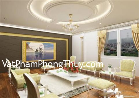 Cách trang trí trần thạch cao hợp phong thủy