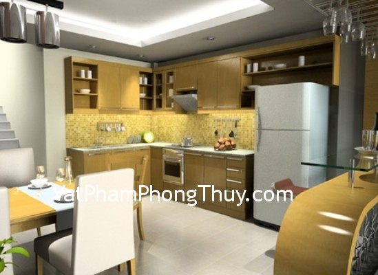 Phong thủy sắp đặt cho đồ dùng nhà bếp