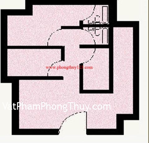 Làm nhà tránh lồi lõm để được may mắn