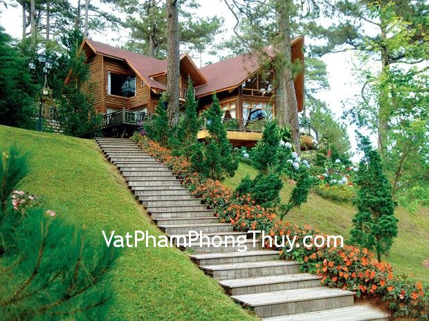 Xây nhà xây trên sườn dốc hợp phong thủy