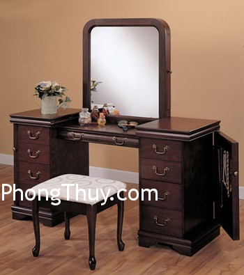 Phong Thủy cho bàn trang điểm