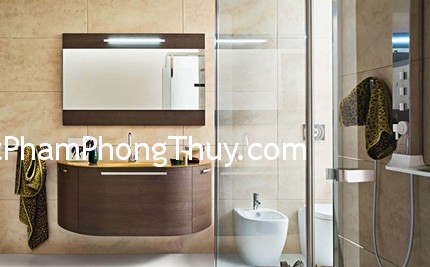 Bố trí phong thủy cho phòng tắm hiện đại