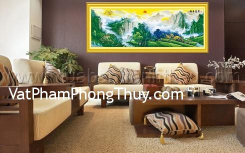 Chọn hướng treo tranh núi non hùng vĩ sao cho hợp lý ?