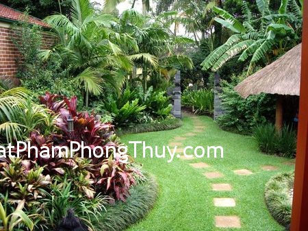 Những kiêng kị phong thủy đối với sân vườn