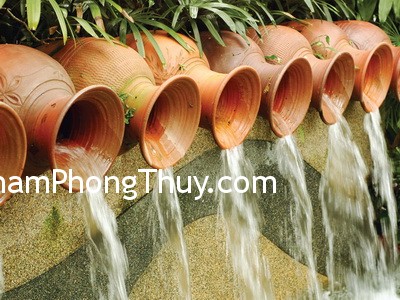 Nước dẫn tài lộc vào nhà