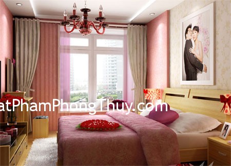 Bố trí phòng ngủ vợ chồng để được hạnh phúc dài lâu