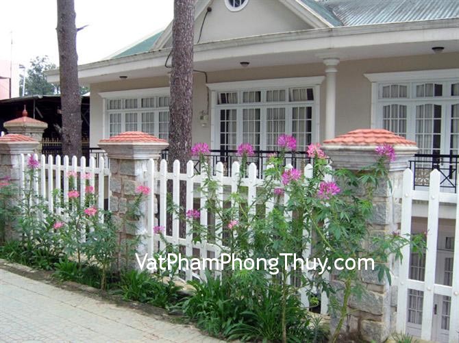 Phong thủy trong bố trí tường rào