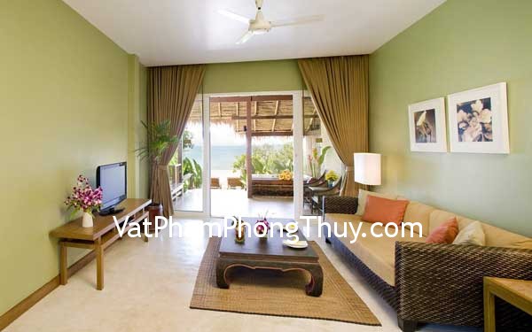 Bố trí phòng khách chuẩn phong thủy