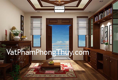 Phòng ngủ không nên đặt phía sau bàn thờ