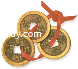 Cách dùng tranh tiền xu cổ hóa giải trong phong thủy
