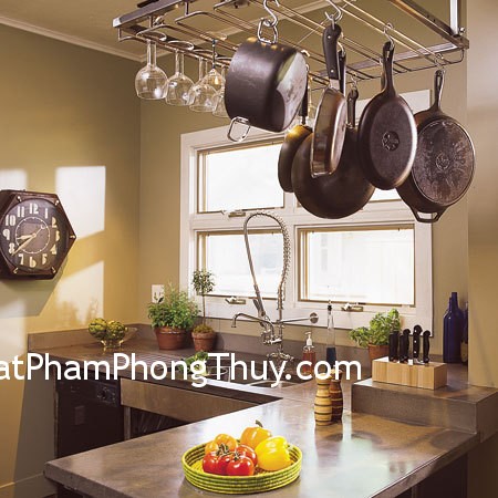 Bài trí nhà bếp nhỏ chuẩn phong thủy