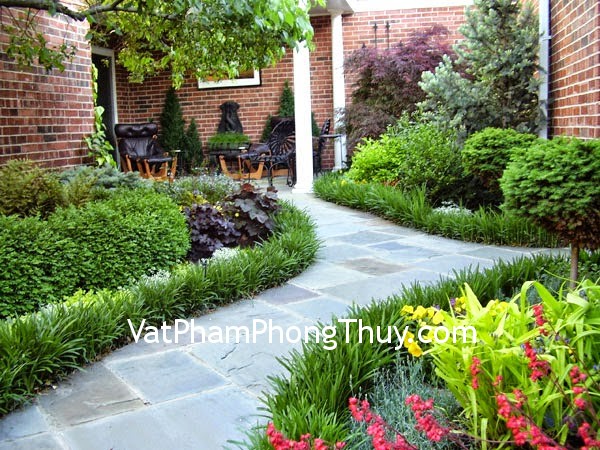 Cách thiết kế sân vườn hợp phong thủy