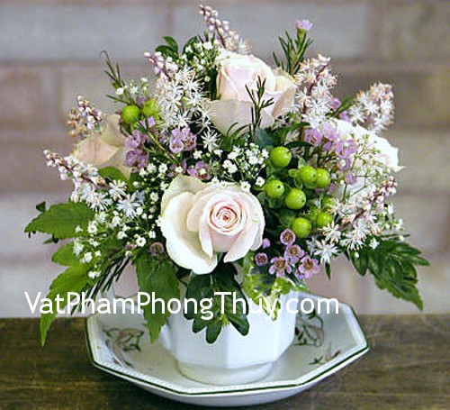Cách bài trí hoa hợp phong thủy