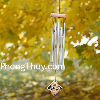 Dùng chuông gió hóa giải hung khí cho nhà ở