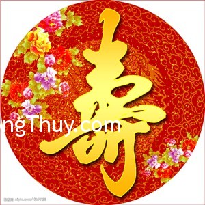 Treo tranh chữ Thọ trong nhà hợp phong thủy