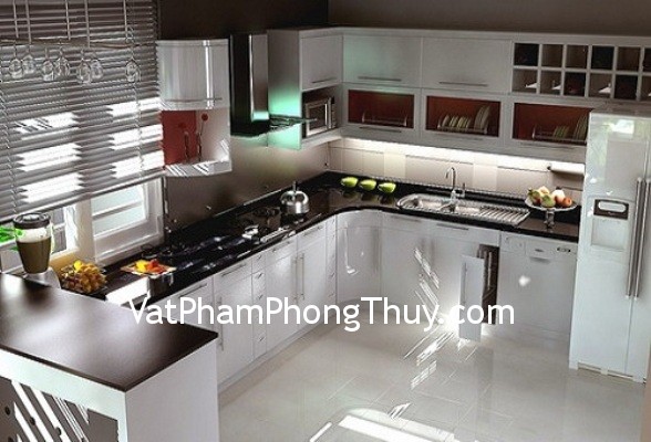 Bố trí nhà bếp nhỏ chuẩn phong thủy