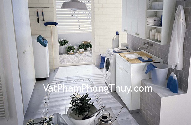 Những lưu ý phong thủy đối với chỗ giặt phơi