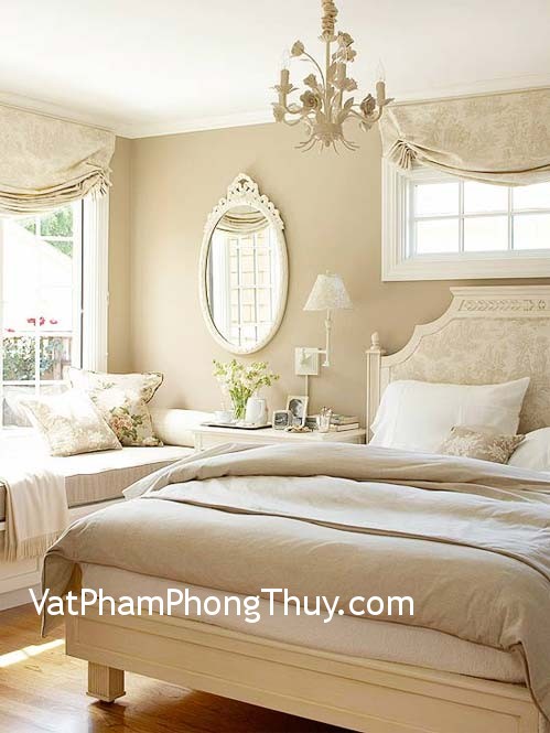 Phòng ngủ không nên thẳng hàng với cửa chính