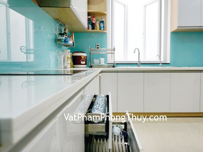 Cách bố trí nhà bếp đem lại may mắn