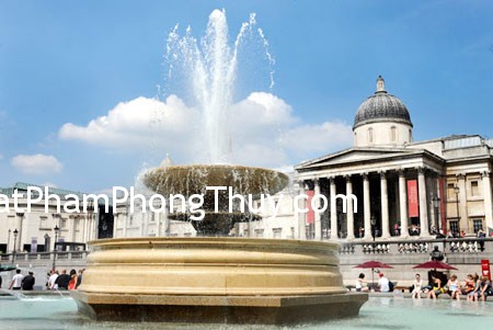 Cách bài trí đài phun nước hợp phong thủy