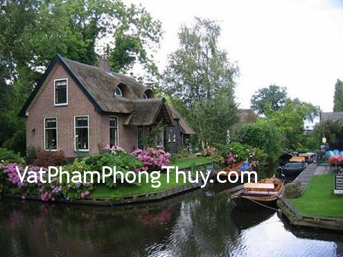 Những thế nước quanh nhà tốt lành, hợp phong thủy