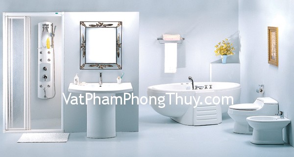 Trang trí phòng tắm theo bát quái đồ