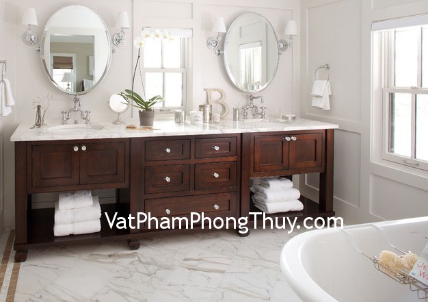 Nguyên tắc phong thủy khi treo gương trong nhà