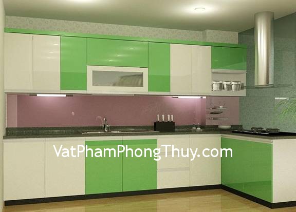 Màu sơn bếp đem lại tài lộc cho gia chủ