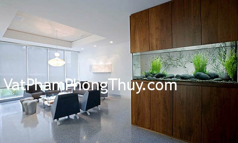 Bố trí bể cá để hạn chế tán khí cho nhà ở
