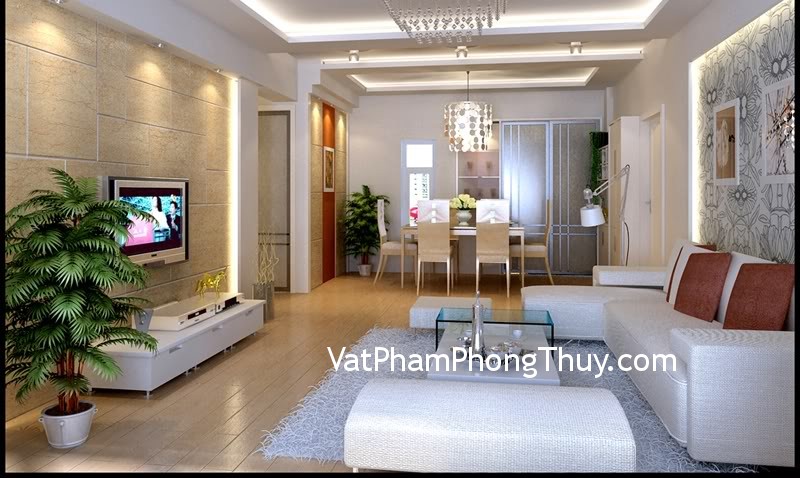 Bố trí phòng khách đem lại nhiều tài vận cho gia chủ