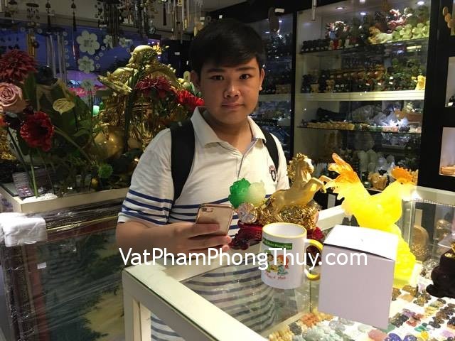 Anh Lâm - khách hàng mua tượng ngựa G105A, tượng gà G062A