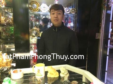 Anh Hưng- khách hàng mua thiềm thừ Cẩm Thạch Tây Tạng CTT-S và thiềm thừ đá ngọc Hoàng Long GM033