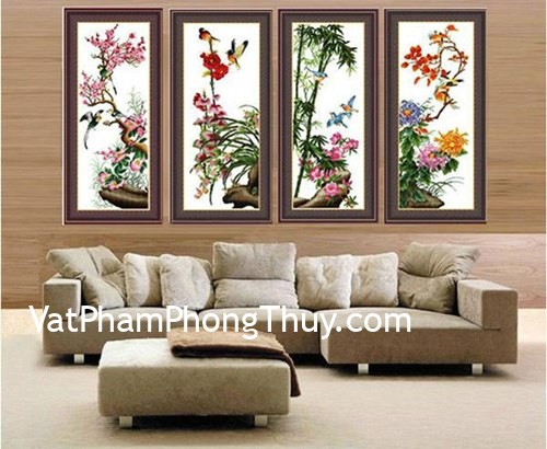 4 loại tranh thêu chữ thập cần phải lưu ý khi treo kẻo rước họa vào thân