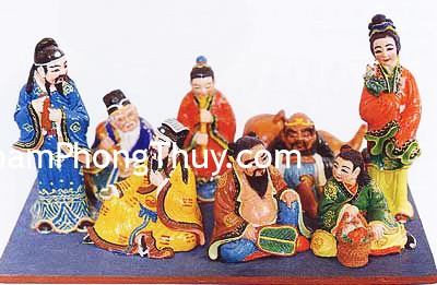 Tám vị tiên trong nhà gồm những ai ?